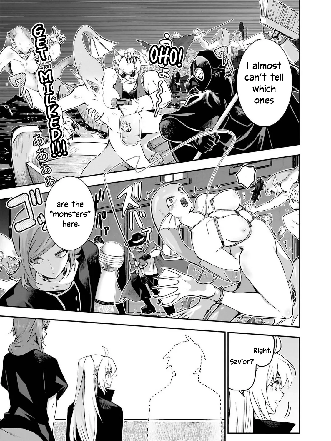 Milk-shibori Hunter no Isekai Sakunyuuki -Nouka no Saenai Otoko ga Arayuru Shuzoku no Chiku-B o Moteasobi-toriko ni Suru- — Chapter 11 — Page 49