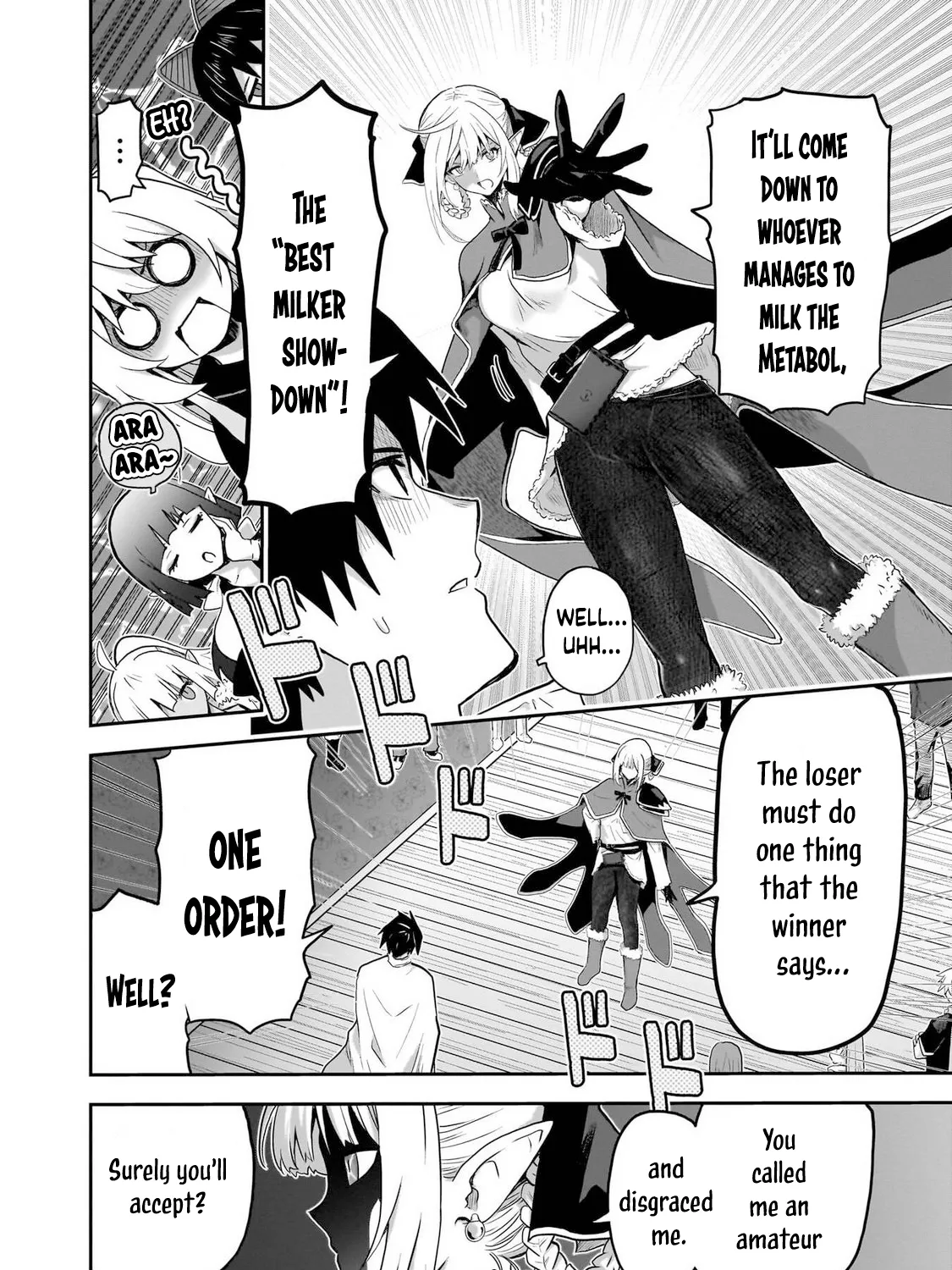 Milk-shibori Hunter no Isekai Sakunyuuki -Nouka no Saenai Otoko ga Arayuru Shuzoku no Chiku-B o Moteasobi-toriko ni Suru- — Chapter 12 — Page 41
