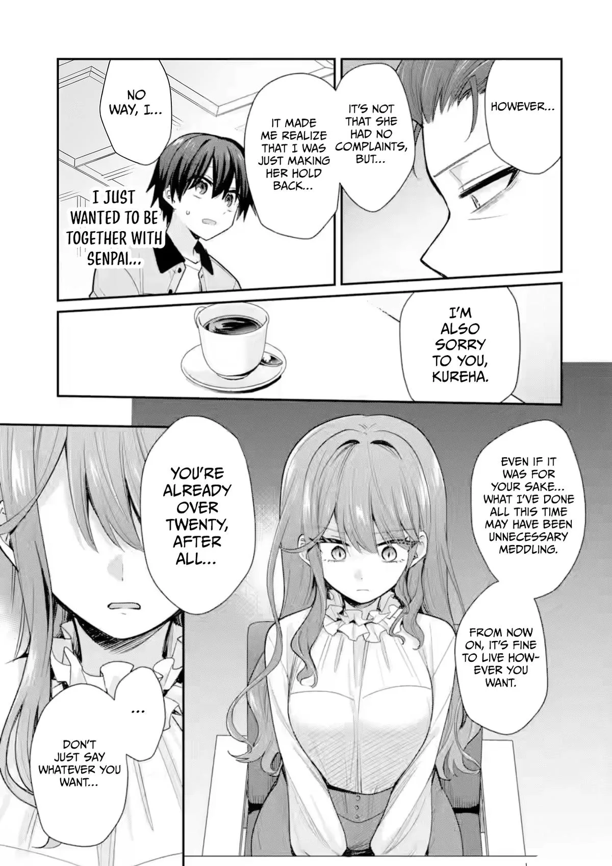 Osake to Senpai Kanojo to no Amaama Doukyo Lovecome wa Nijuusai ni Natte kara — Chapter 15 — Page 9