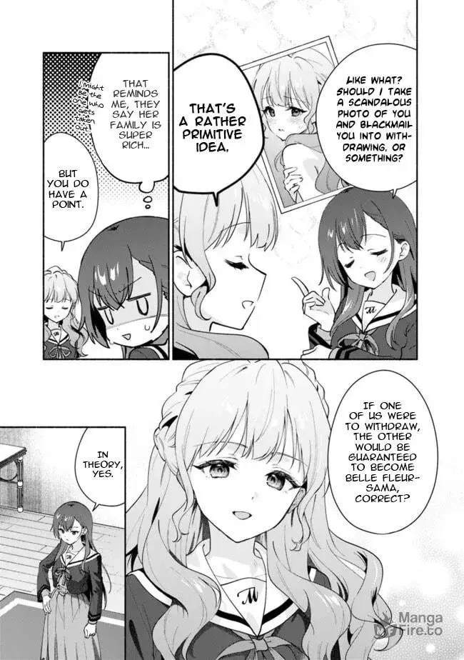 A Yuri Story About Breaking a Pretty Girl Who Keeps Insisting She Won't Lose Into Submission — Chapter 3 — Page 9