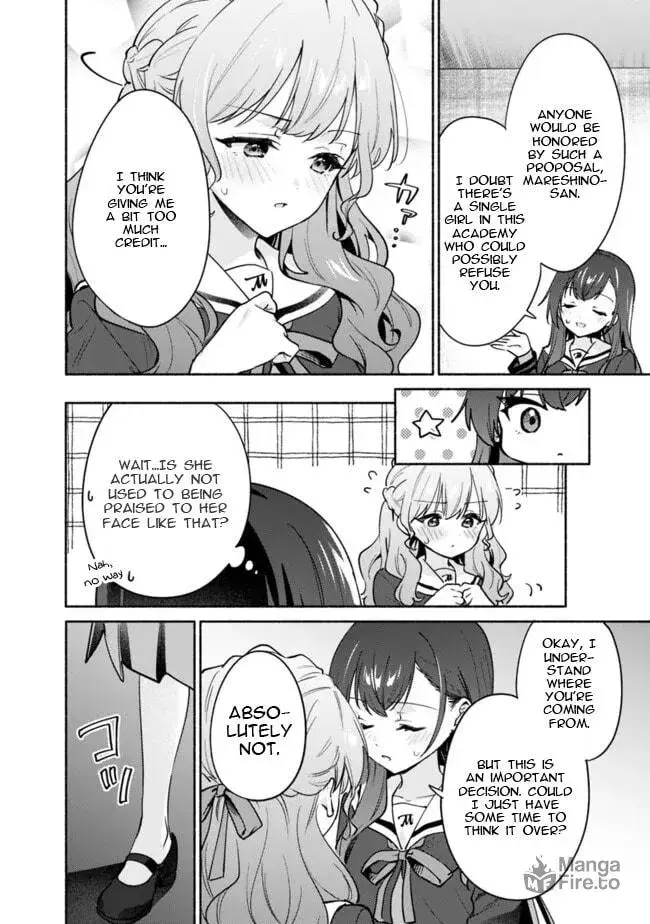 A Yuri Story About Breaking a Pretty Girl Who Keeps Insisting She Won't Lose Into Submission — Chapter 4 — Page 6