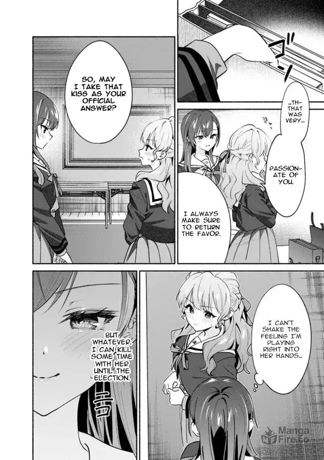 A Yuri Story About Breaking a Pretty Girl Who Keeps Insisting She Won't Lose Into Submission — Chapter 4 — Page 20