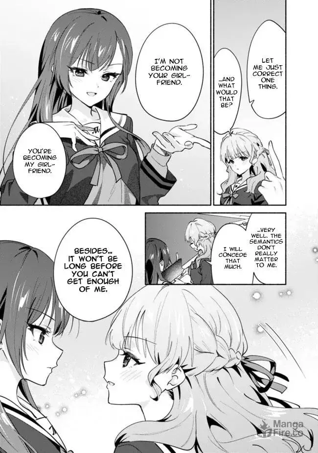 A Yuri Story About Breaking a Pretty Girl Who Keeps Insisting She Won't Lose Into Submission — Chapter 4 — Page 21