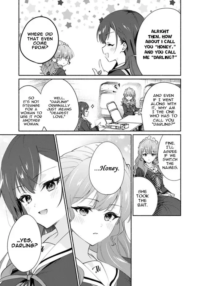 A Yuri Story About Breaking a Pretty Girl Who Keeps Insisting She Won't Lose Into Submission — Chapter 5 — Page 9