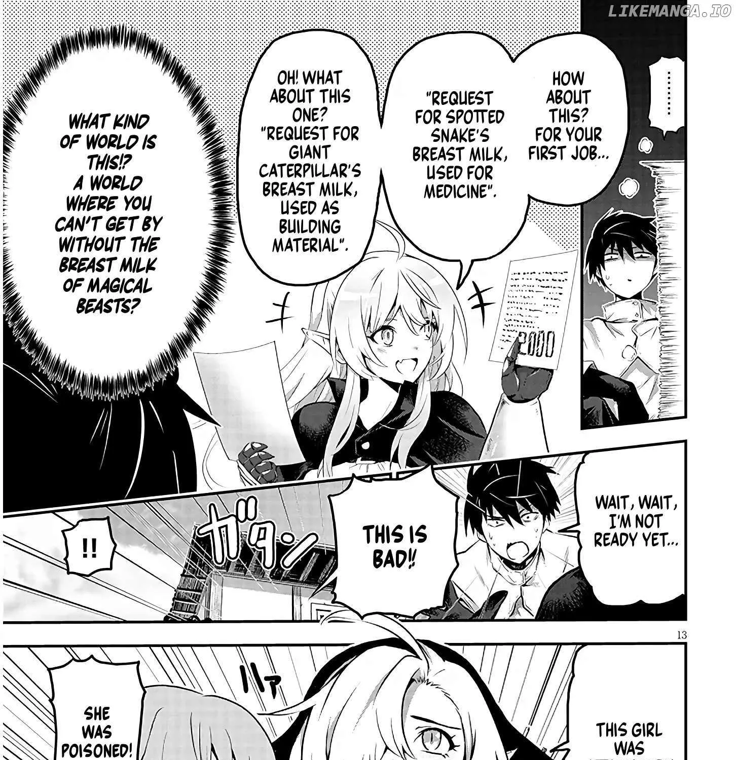 Milk-shibori Hunter no Isekai Sakunyuuki -Nouka no Saenai Otoko ga Arayuru Shuzoku no Chiku-B o Moteasobi-toriko ni Suru-