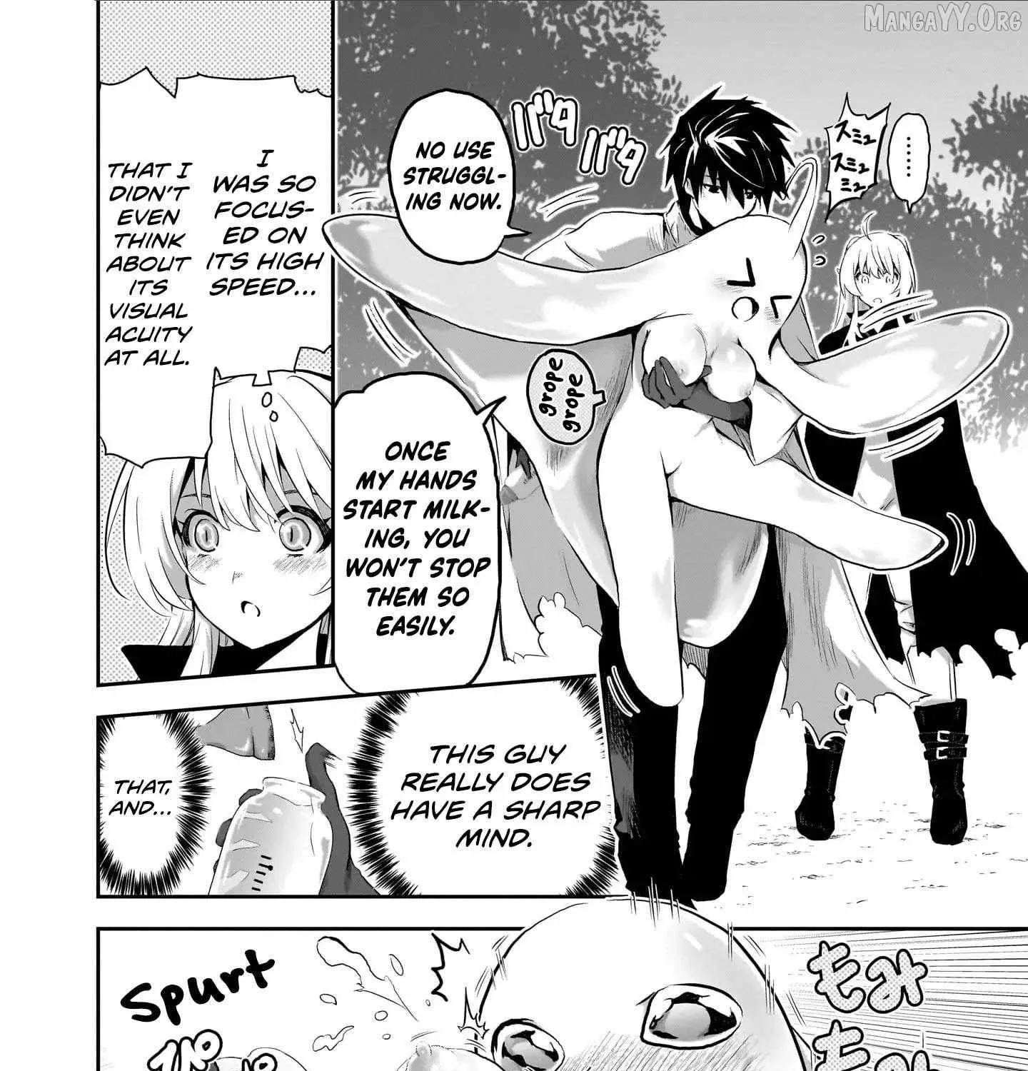 Milk-shibori Hunter no Isekai Sakunyuuki -Nouka no Saenai Otoko ga Arayuru Shuzoku no Chiku-B o Moteasobi-toriko ni Suru-