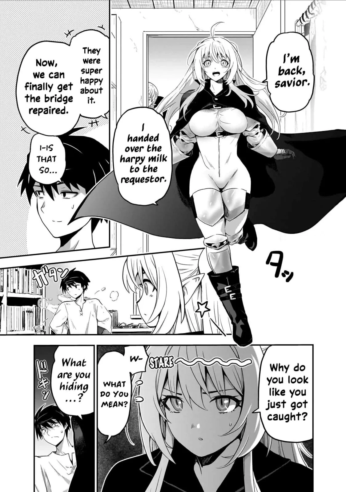 Milk-shibori Hunter no Isekai Sakunyuuki -Nouka no Saenai Otoko ga Arayuru Shuzoku no Chiku-B o Moteasobi-toriko ni Suru-