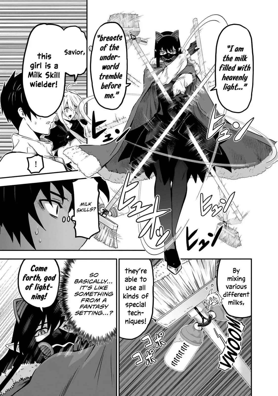 Milk-shibori Hunter no Isekai Sakunyuuki -Nouka no Saenai Otoko ga Arayuru Shuzoku no Chiku-B o Moteasobi-toriko ni Suru-