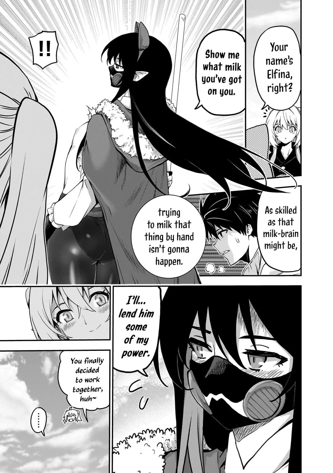 Milk-shibori Hunter no Isekai Sakunyuuki -Nouka no Saenai Otoko ga Arayuru Shuzoku no Chiku-B o Moteasobi-toriko ni Suru-