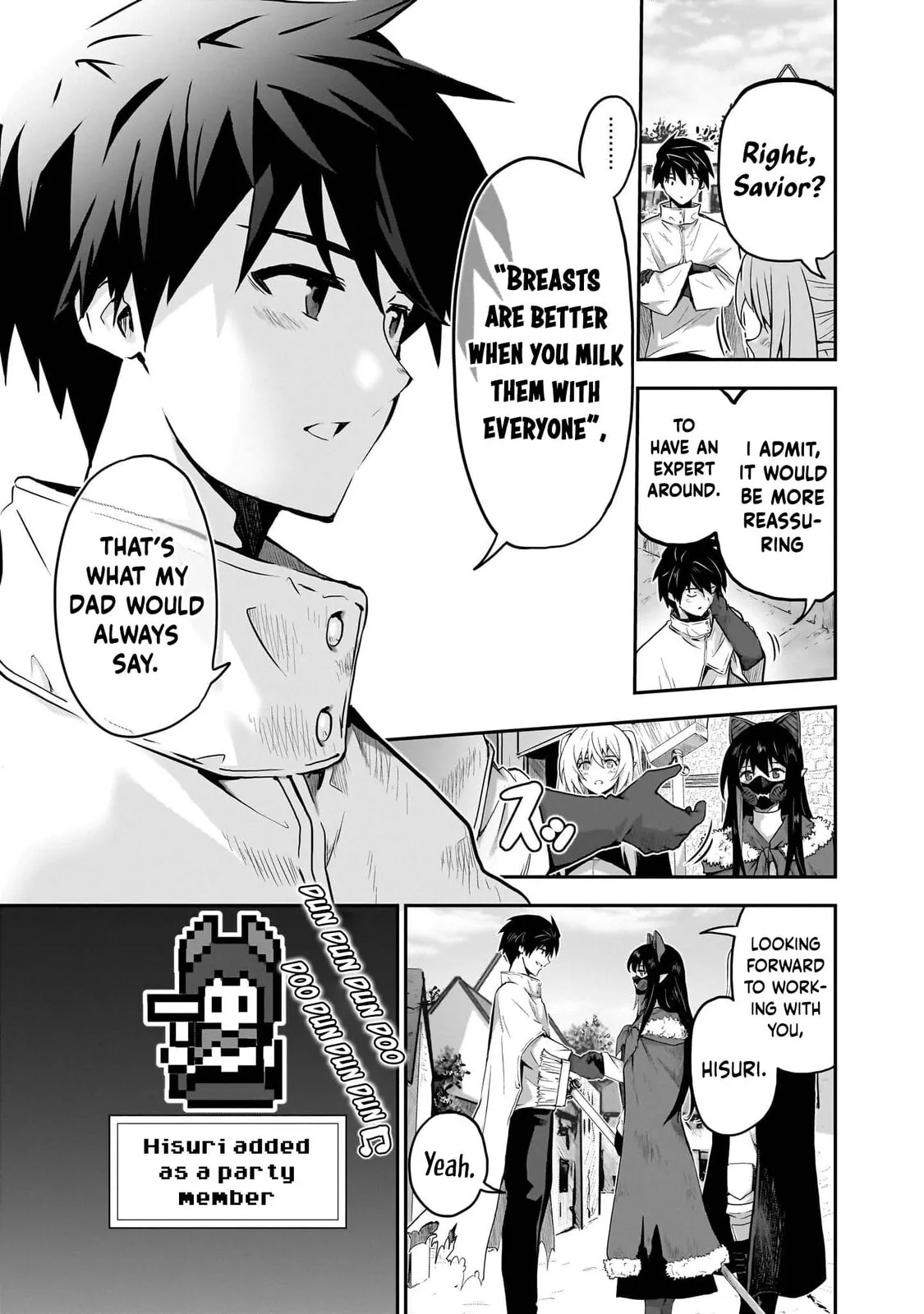 Milk-shibori Hunter no Isekai Sakunyuuki -Nouka no Saenai Otoko ga Arayuru Shuzoku no Chiku-B o Moteasobi-toriko ni Suru-