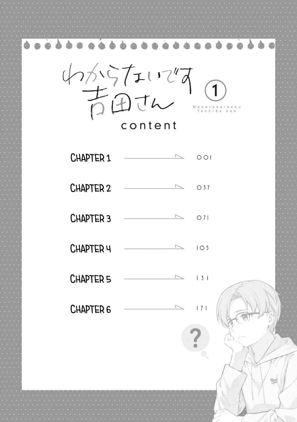 Wakaranai desu Yoshida-san