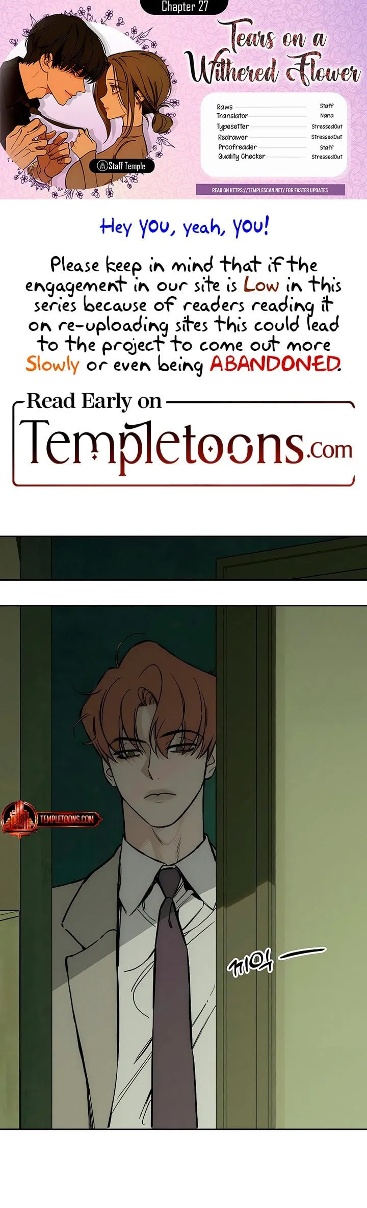 Tears On A Withered Flower