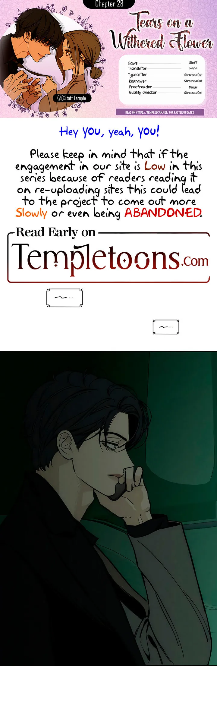 Tears On A Withered Flower