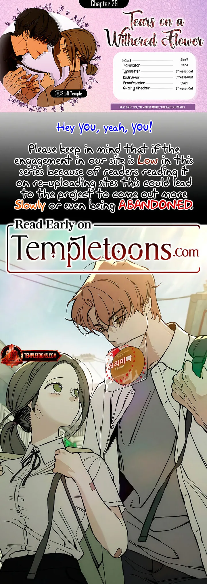 Tears On A Withered Flower