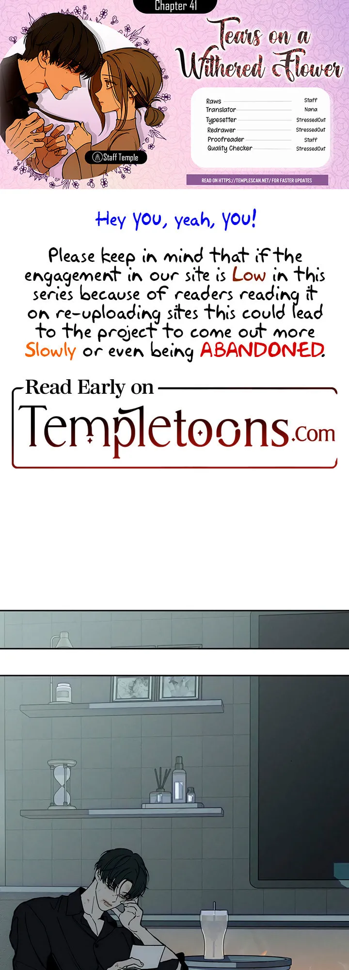 Tears On A Withered Flower