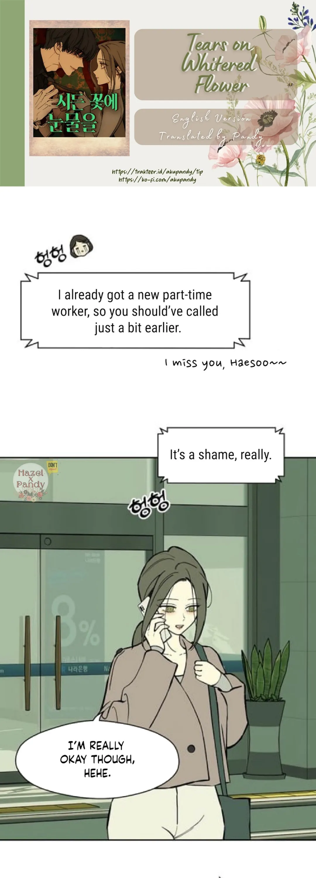 Tears On A Withered Flower