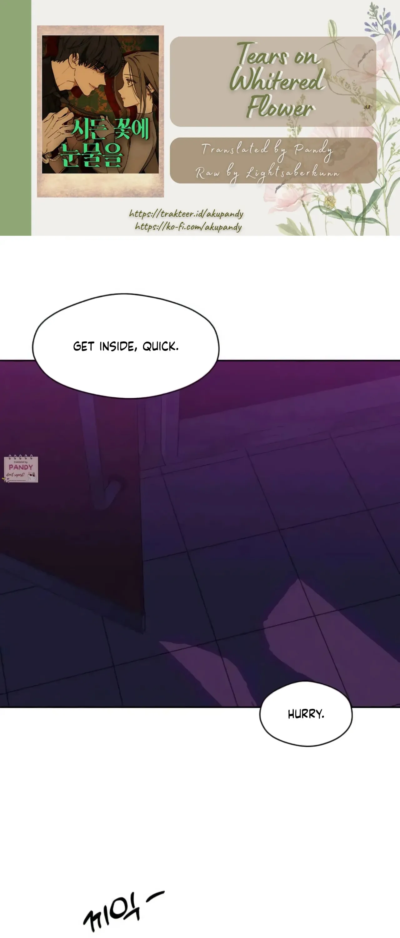 Tears On A Withered Flower