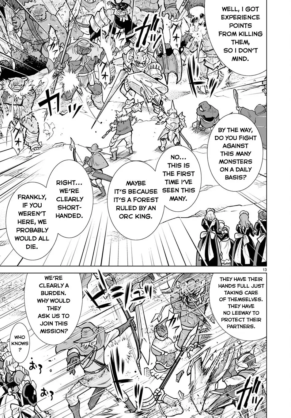 I Was Summoned to Another World, but I Got the Power to Cut Anything, so It Was Easy Mode. — Chapter 4 — Page 13