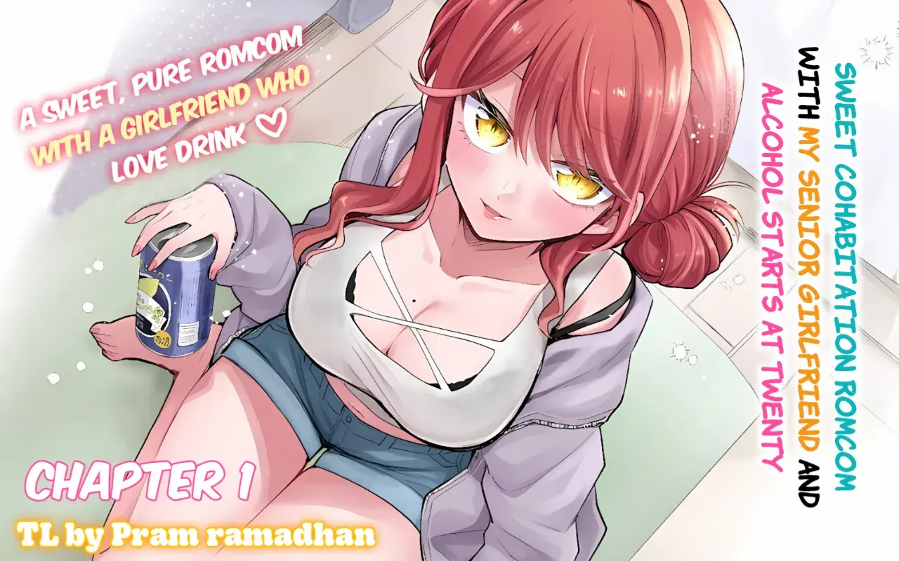 Osake to Senpai Kanojo to no Amaama Doukyo Lovecome wa Nijuusai ni Natte kara — Chapter 1 — Page 1