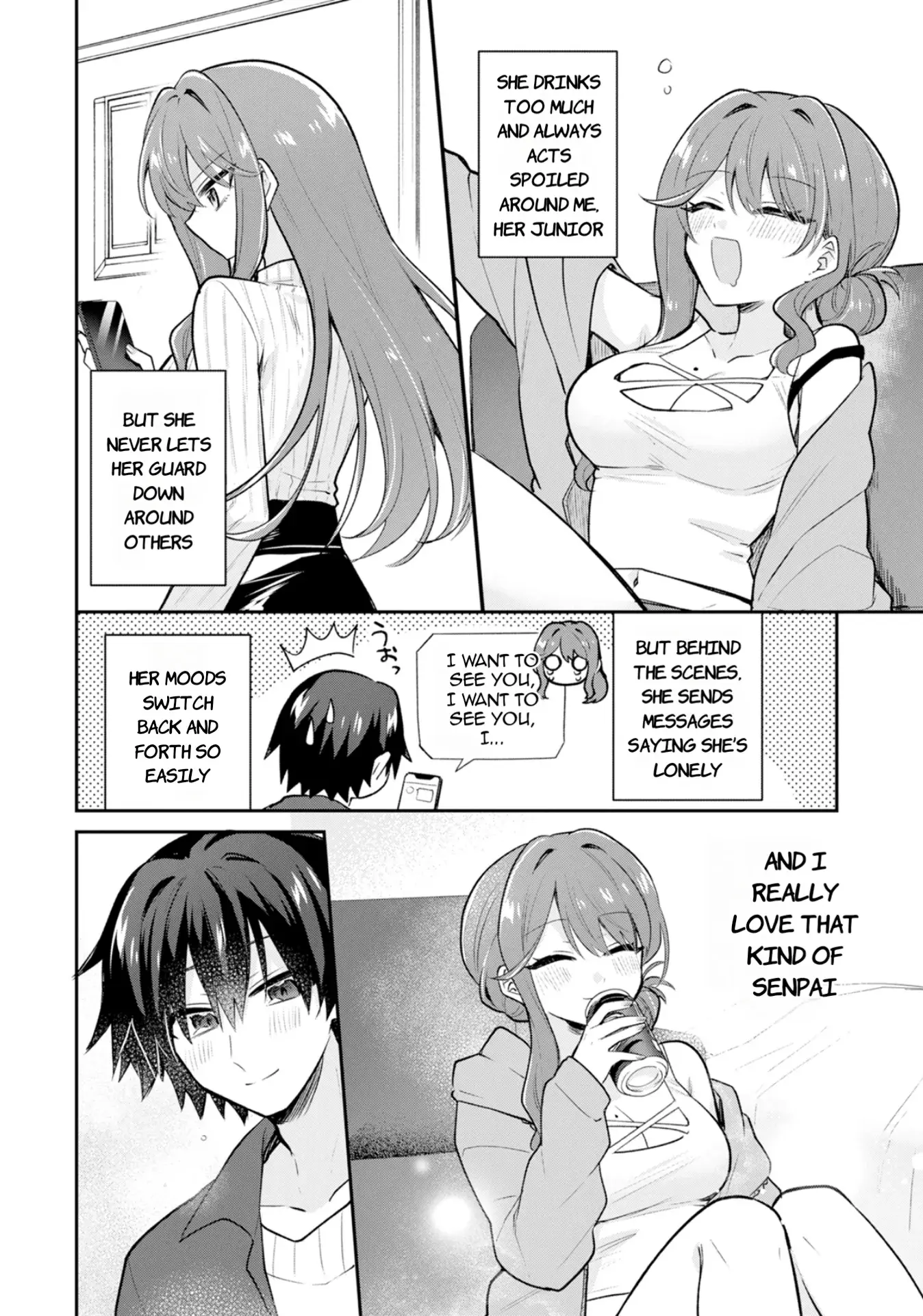 Osake to Senpai Kanojo to no Amaama Doukyo Lovecome wa Nijuusai ni Natte kara — Chapter 1 — Page 9