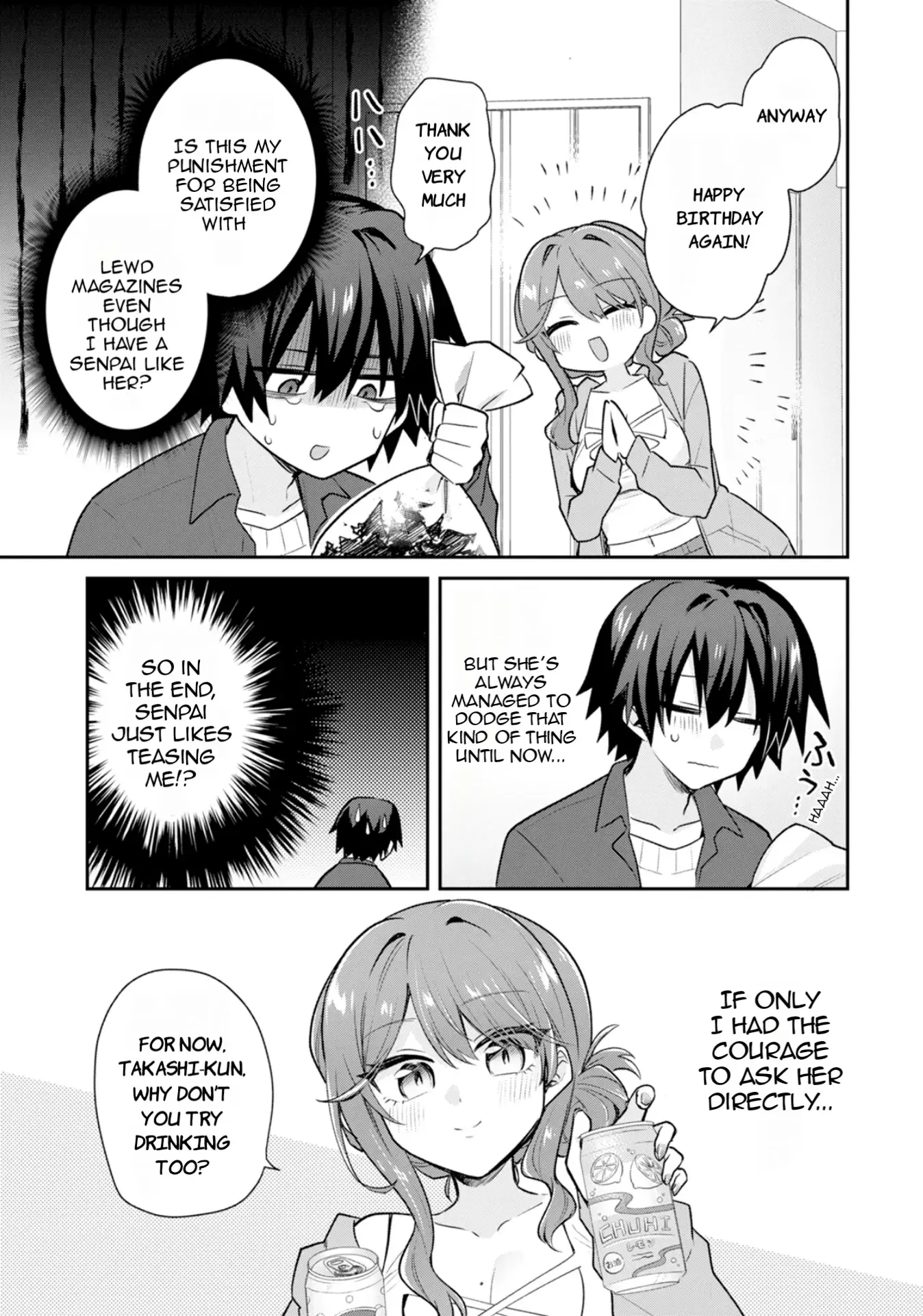 Osake to Senpai Kanojo to no Amaama Doukyo Lovecome wa Nijuusai ni Natte kara — Chapter 1 — Page 20