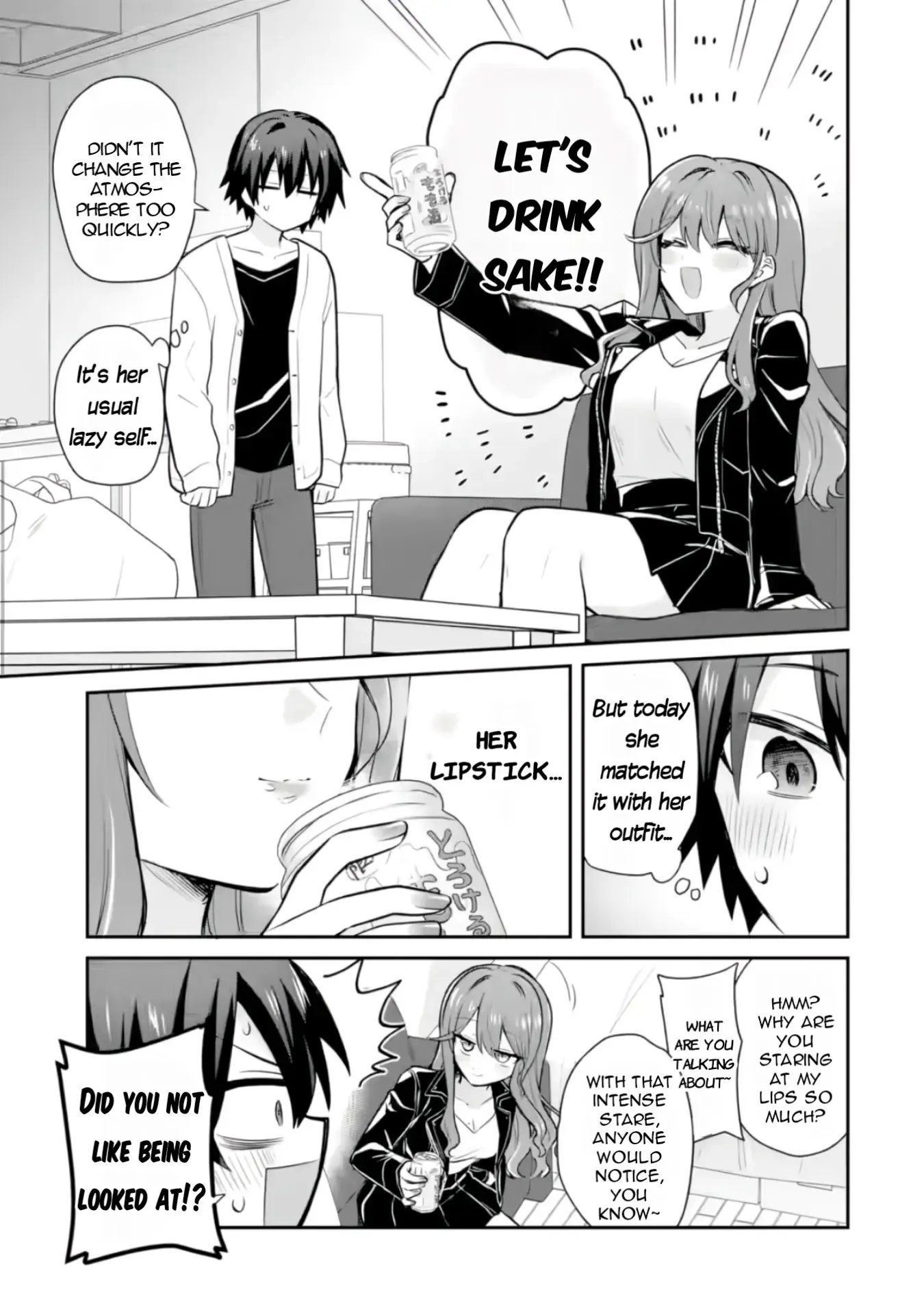 Osake to Senpai Kanojo to no Amaama Doukyo Lovecome wa Nijuusai ni Natte kara — Chapter 2 — Page 8