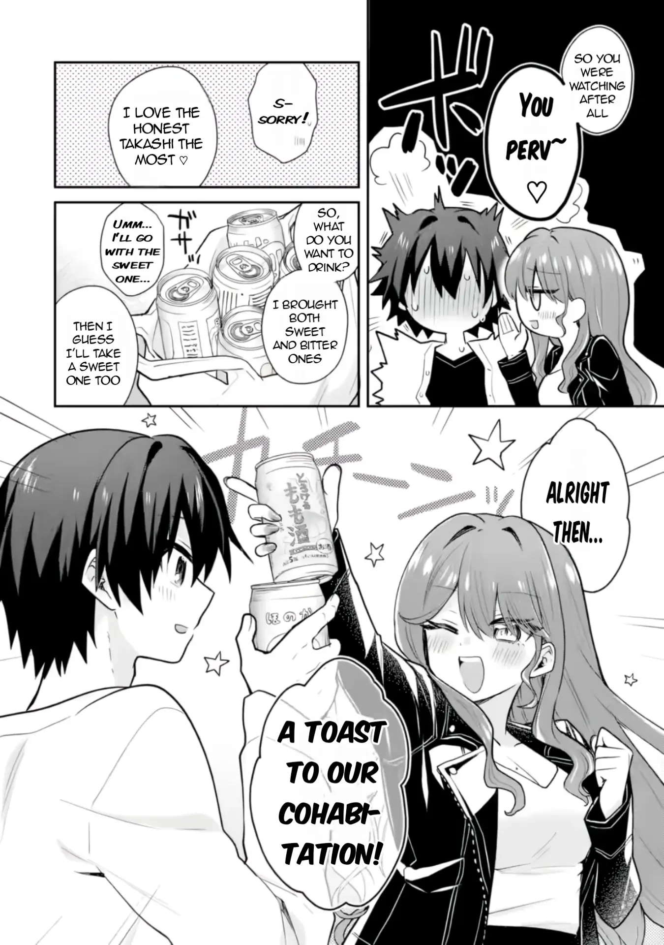 Osake to Senpai Kanojo to no Amaama Doukyo Lovecome wa Nijuusai ni Natte kara — Chapter 2 — Page 9