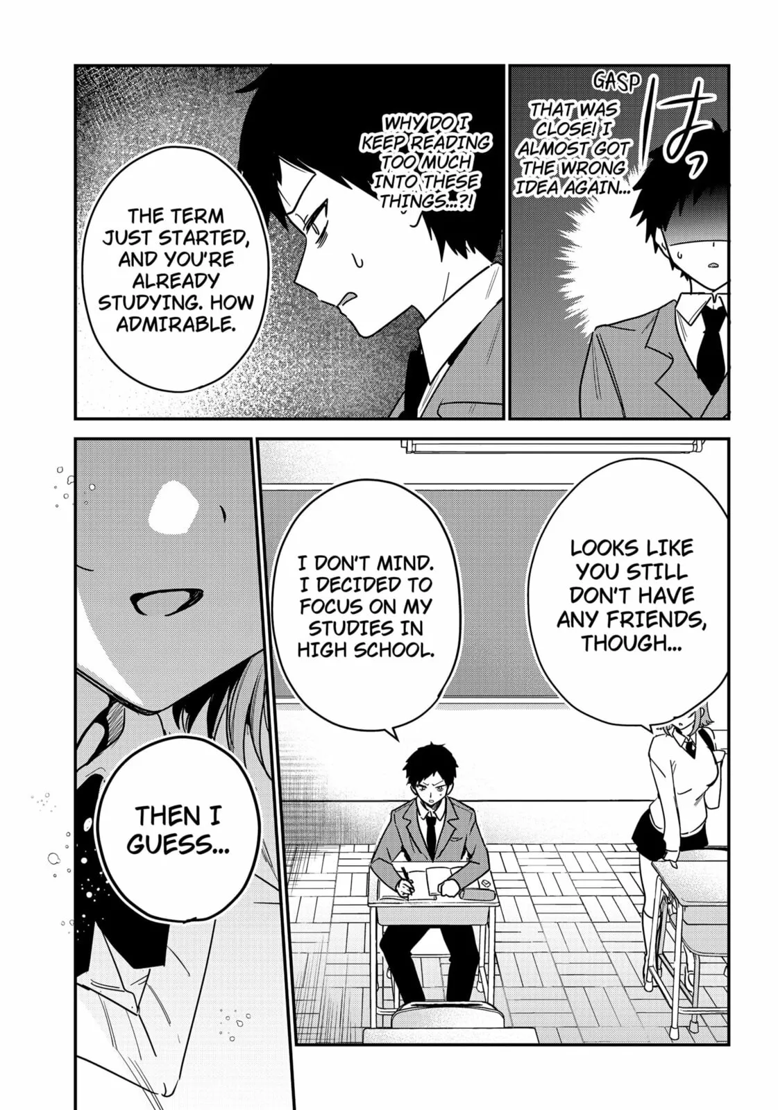 So you weren't into me?!