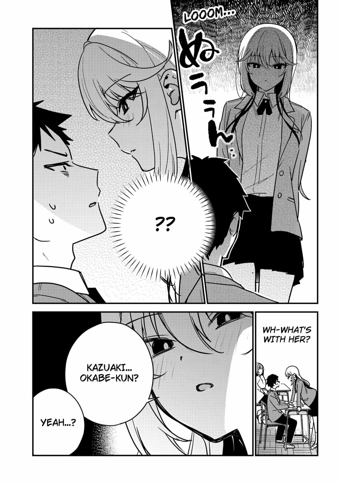 So you weren't into me?!