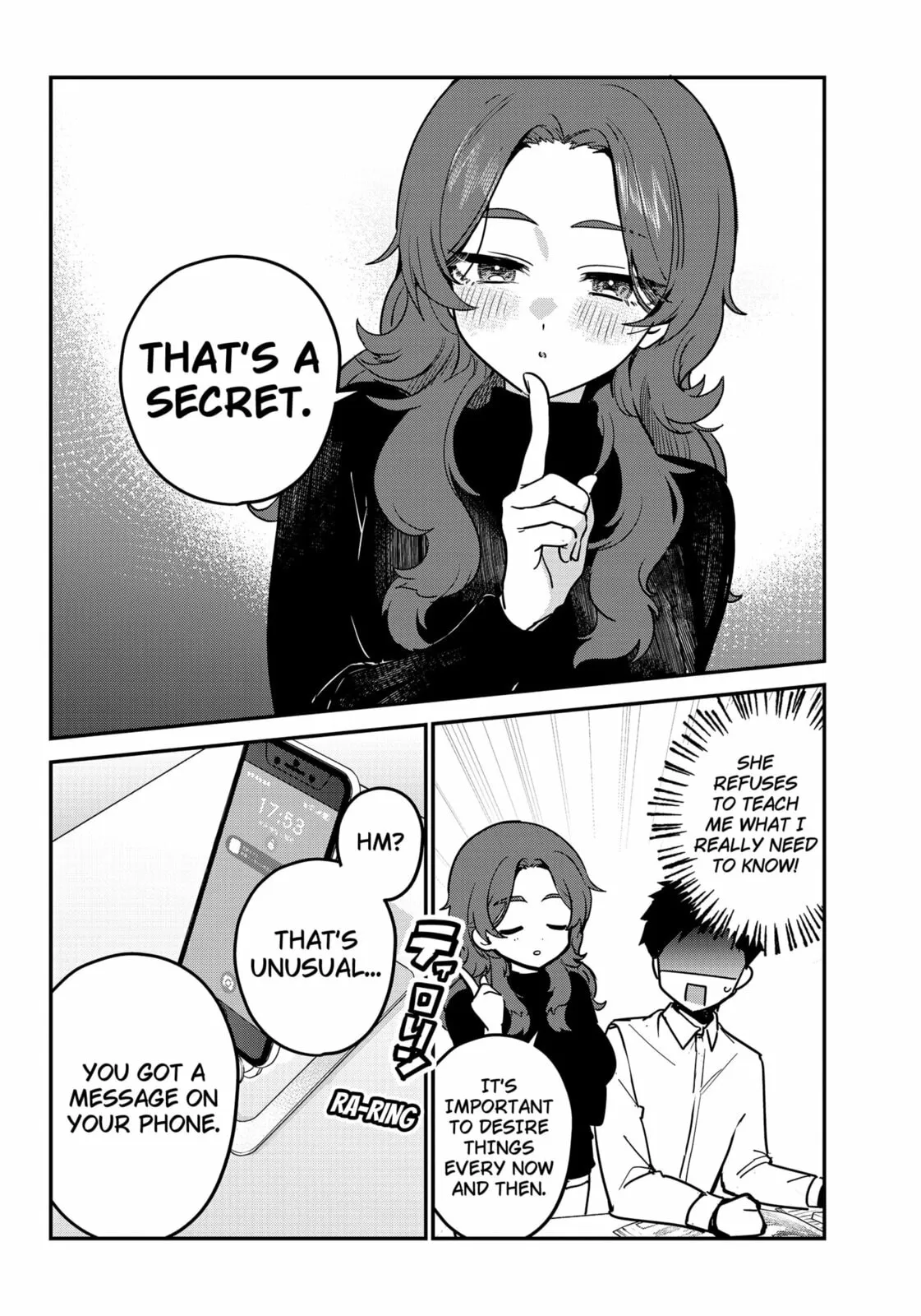 So you weren't into me?!