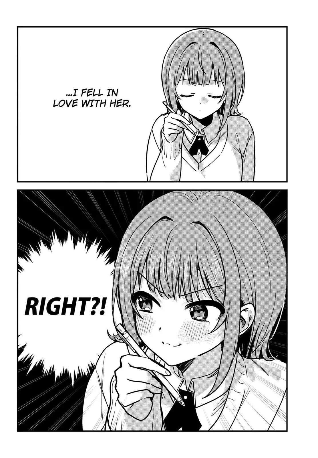 So you weren't into me?!