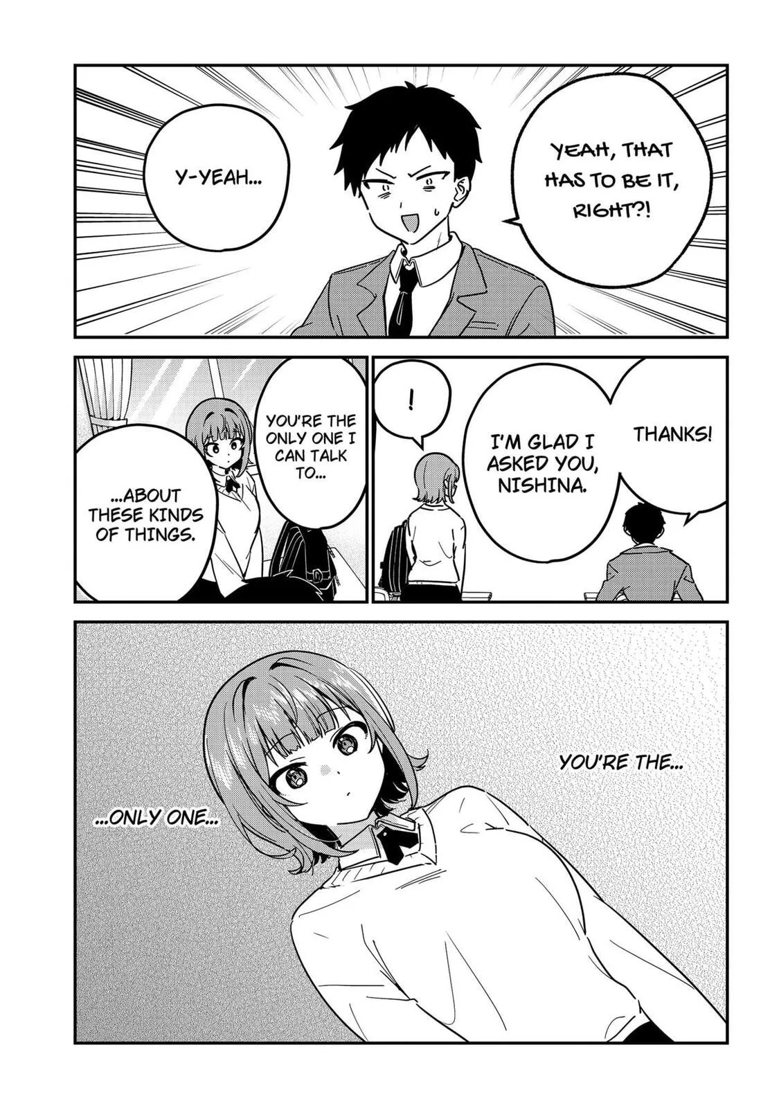 So you weren't into me?!