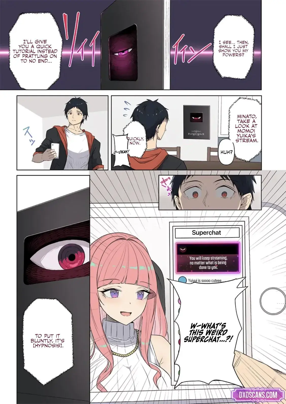 Hypnotic Super Chats She Can't Say No While Live! — Chapter 1 — Page 15