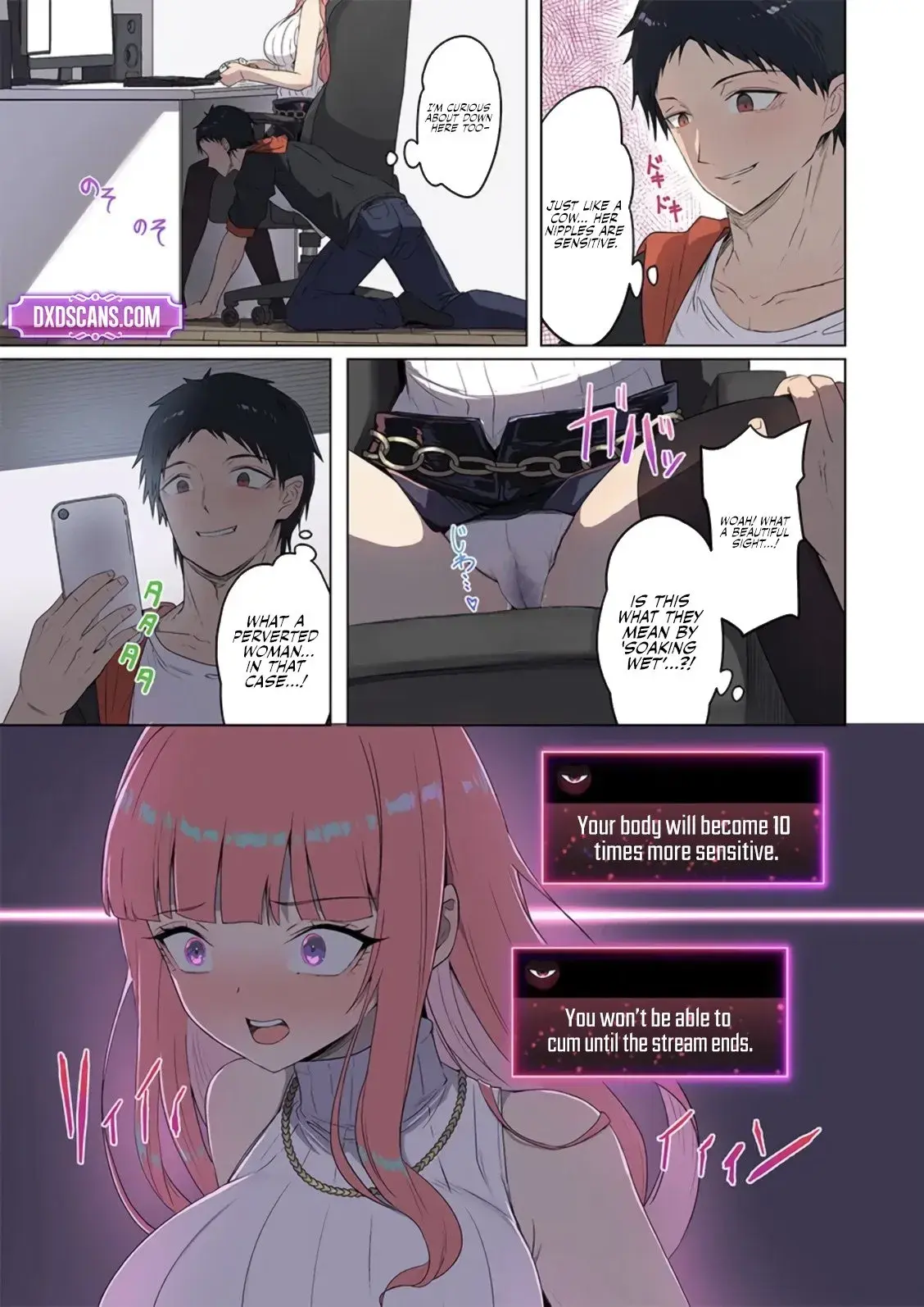 Hypnotic Super Chats She Can't Say No While Live! — Chapter 1 — Page 21